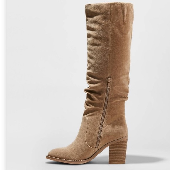 Target Lainee Heeled Scrunch Boot Taupe 